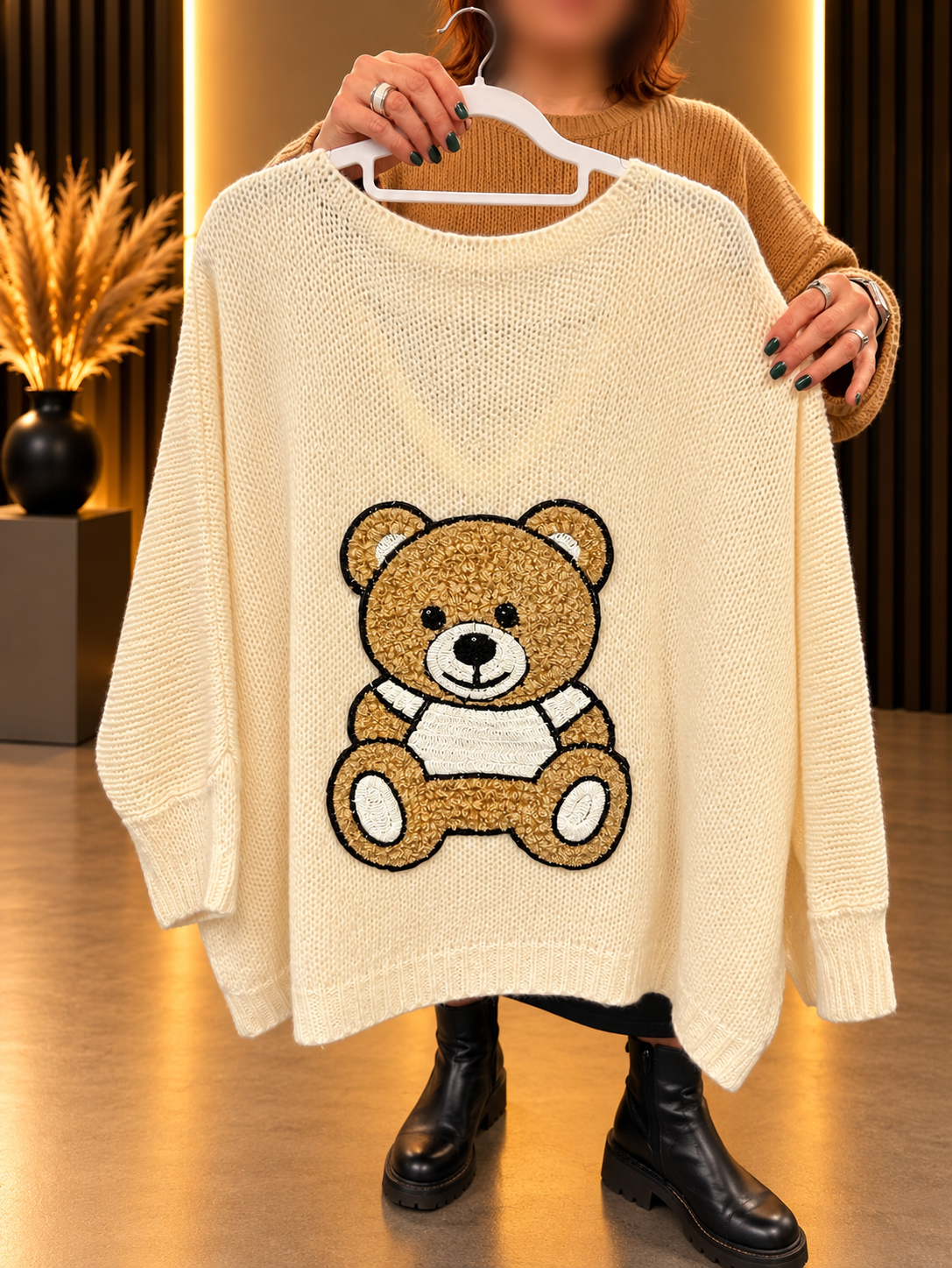 🧸 Pull Teddy Bear – Douceur & Originalité