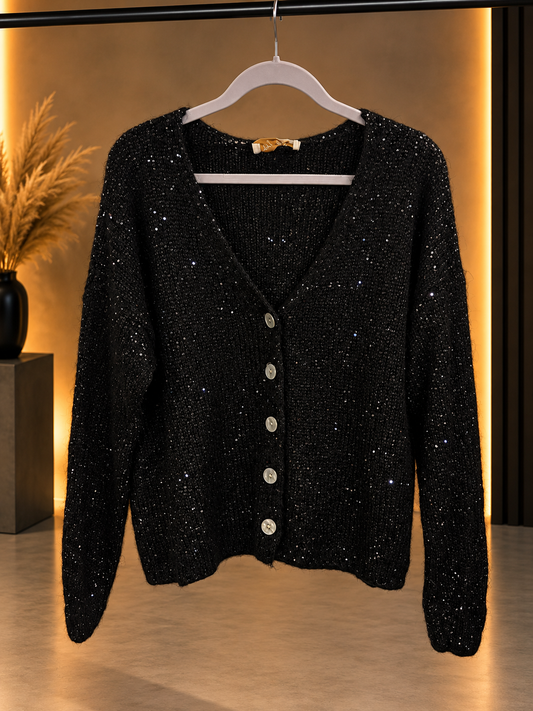 ✨ Gilet en Maille à Paillettes – Chic & Féminin 💕