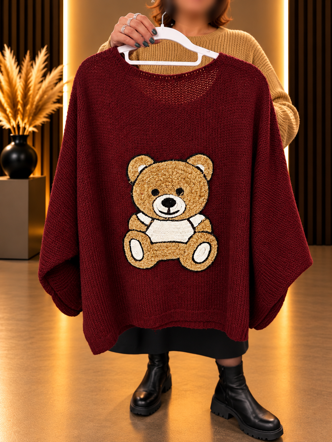 🧸 Pull Teddy Bear – Douceur & Originalité