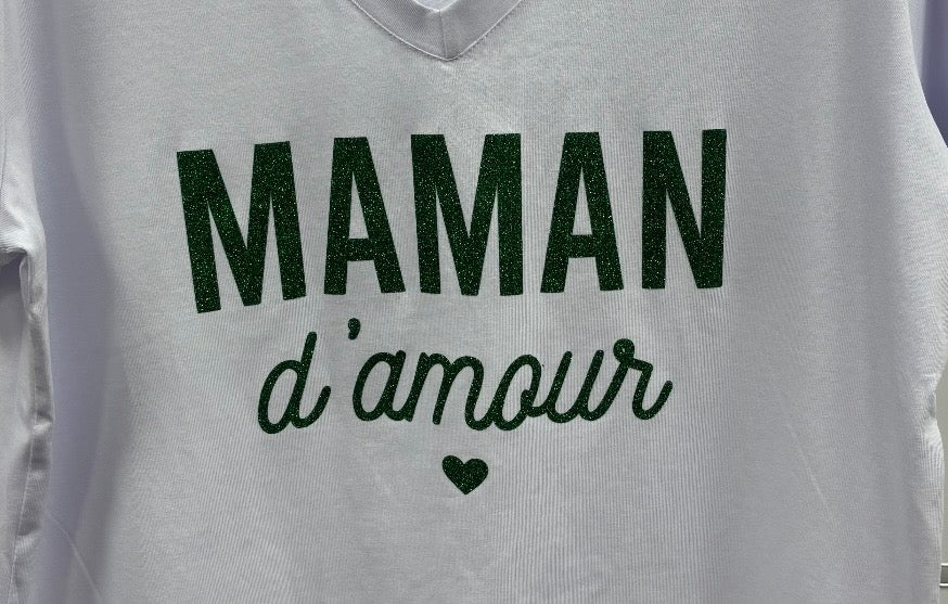 T-shirt "Maman d'amour"