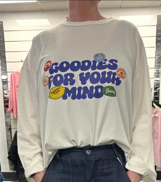 Sweat Oversize “Goodies For Your Mind” – Style Pop & Casual